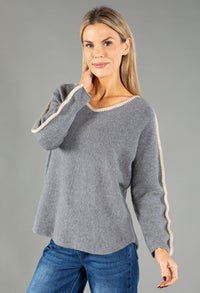 Blanket Stitch Pullover