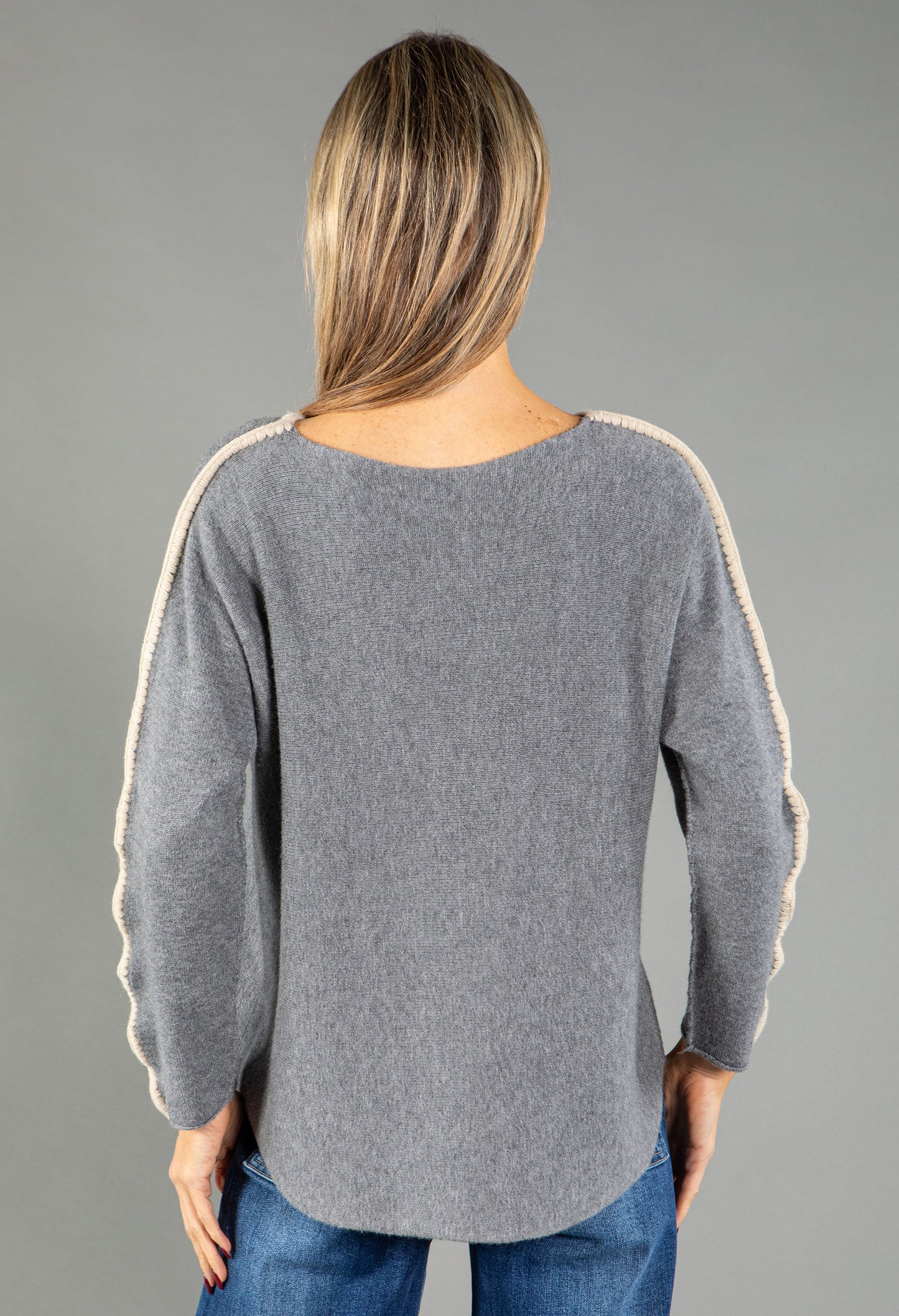 Blanket Stitch Pullover