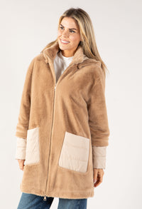 Faux Fur Hooded Jacket