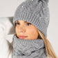 Chunky Knit Hat and Cowl Set