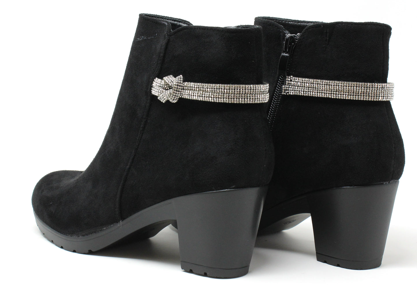 Knotted Diamante Boot