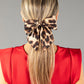 Large Leopard Print Hair Bow