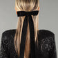 Long Velvet Bow