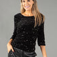 Velvet Sequin Top