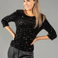 Velvet Sequin Top