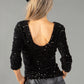 Velvet Sequin Top