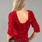 Velvet Sequin Top