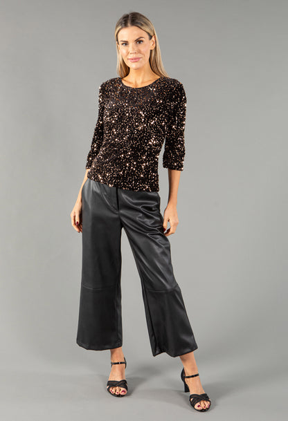 Velvet Sequin Top