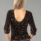 Velvet Sequin Top