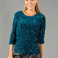 Velvet Sequin Top