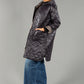 Quilted Coat with Leopard Lining