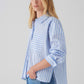 Fokia Striped Blue Shirt