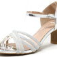 Shimmer Ribbon Heel