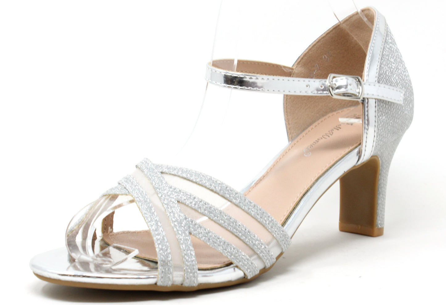 Shimmer Ribbon Heel