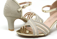 Shimmer Ribbon Heel