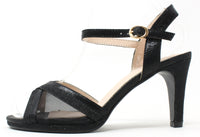 Cross Ribbon Heel