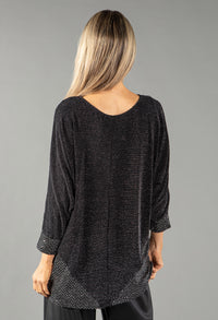 Sequin Sleeve Top