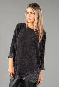 Sequin Sleeve Top