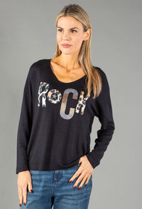 'Rock' Fine Knit Top