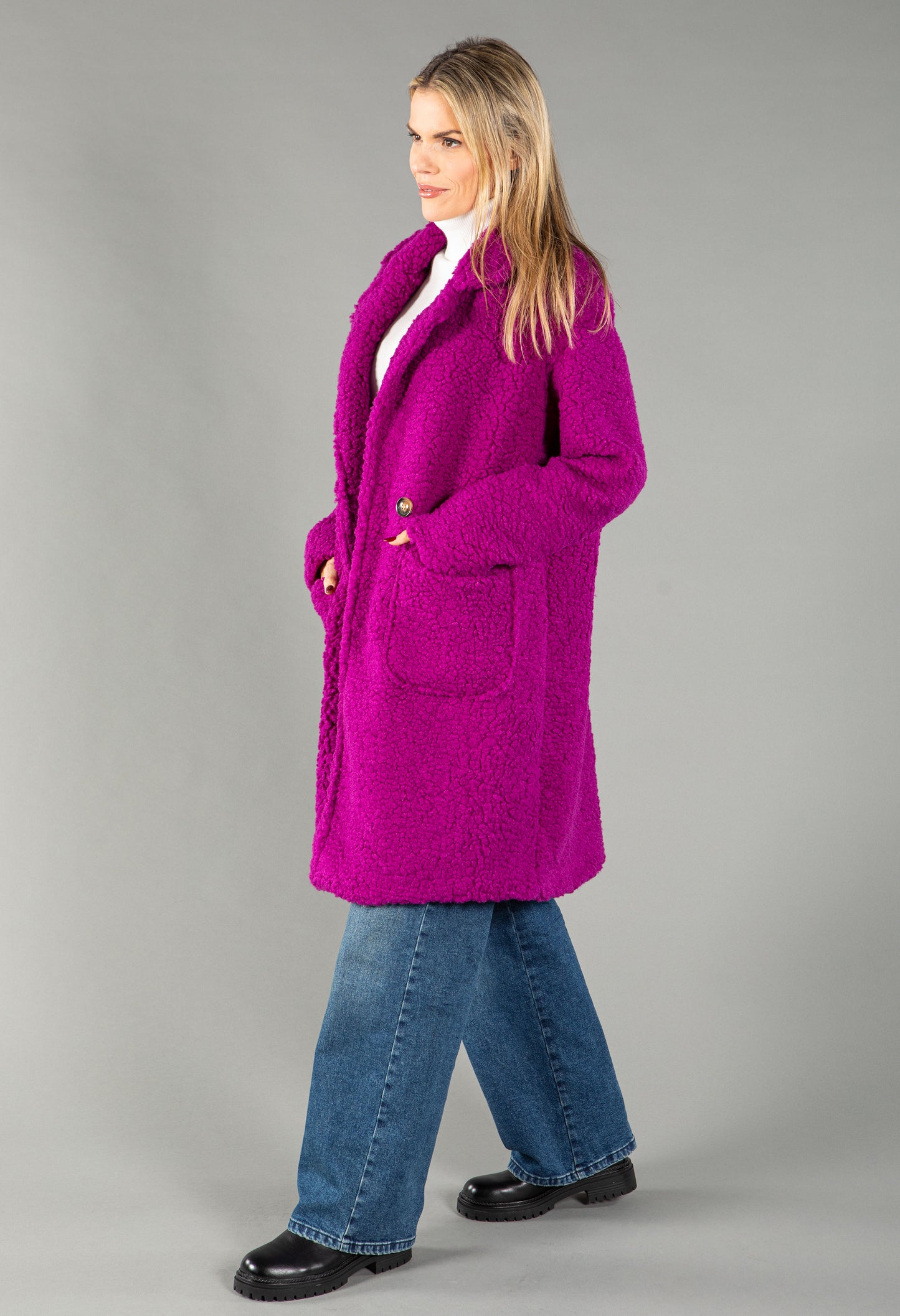 Longline Teddy Coat