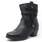 Ruched Ankle Boot