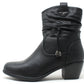 Ruched Ankle Boot