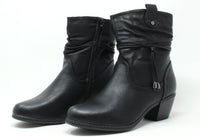 Ruched Ankle Boot