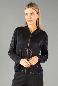 Sequin Bomber Jacket