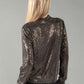 Sequin Bomber Jacket