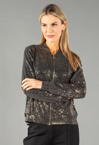 Sequin Bomber Jacket