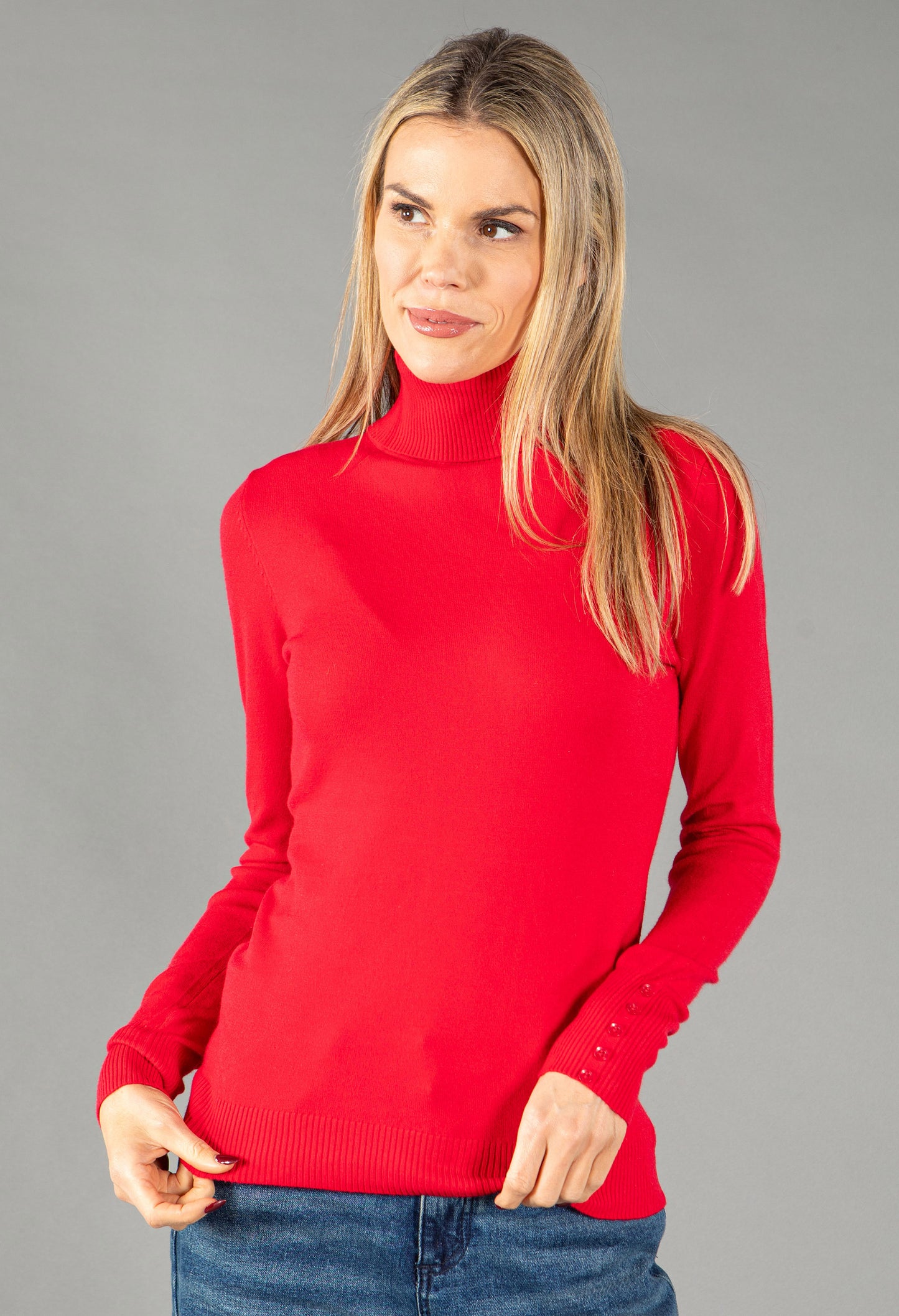 Fine Knit Turtle Neck