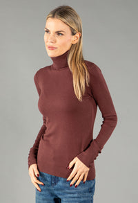 Fine Knit Turtle Neck