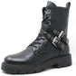 Double Buckle Biker Boot