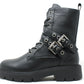 Double Buckle Biker Boot