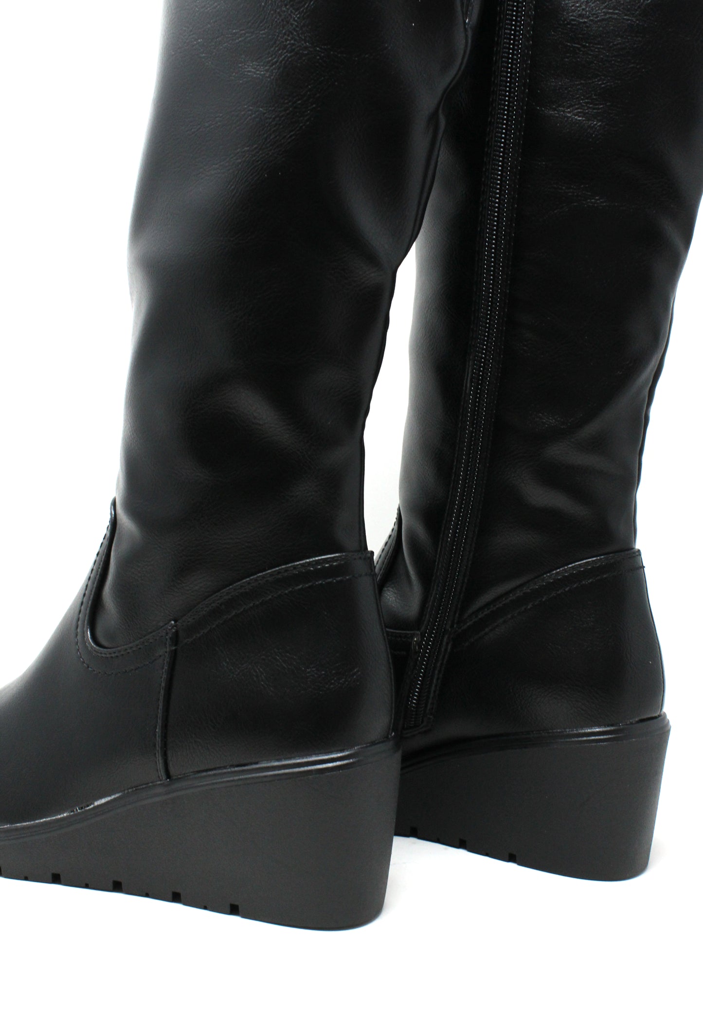 Wedge Below the Knee Boot