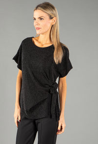 Lurex and Sparkle Side Tie Top