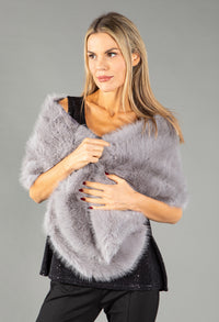 Faux Fur Shawl