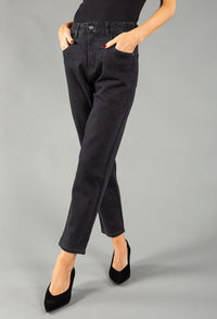 Diamante Detail Tapered Leg Jean