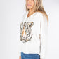 Super Soft Touch Tiger Print Knit