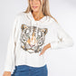 Super Soft Touch Tiger Print Knit