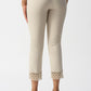 High-waisted Embroidered Trousers