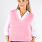 Soft Knit V Neck Vest