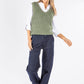 Soft Knit V Neck Vest