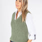 Soft Knit V Neck Vest