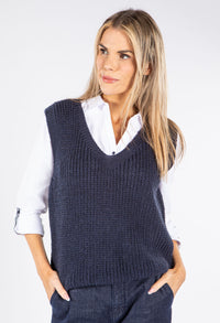 Soft Knit V Neck Vest