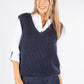 Soft Knit V Neck Vest