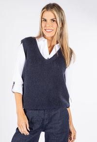 Soft Knit V Neck Vest