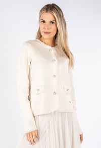 Fine Knit Buttoned Cardigan