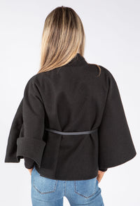 Belted cape