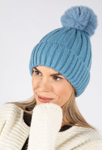 Faux Fur Bobble Hat